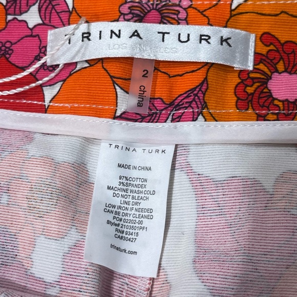 NWT Adorable Retro Trina Turk Shorts Size 2 - Picture 4 of 11